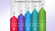 Five Node Target Template PowerPoint Presentation