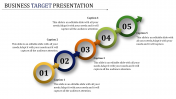 Business Target PowerPoint Templates-Chain Design