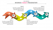 Good Multi-Color Business Target Template PowerPoint