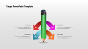 Target PowerPoint Templates-Pencil Shape