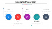 Multicolored Infographic PowerPoint Template- Five Nodes