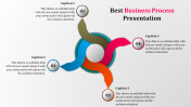 Best Business Process PowerPoint Template - Four Nodes