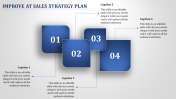 Sales Strategy Plan - Diagonal Rounded Corners Shape	