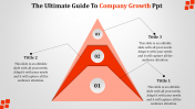 Classy Company Growth PPT slides with Three Nodes