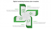 Digital Marketing Business Plan Template Slide Design