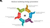 Amazing Business Marketing Strategy Template - Six Nodes