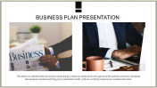 Engaging Business Plan PPT Template - Two Nodes