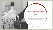 Business Presentation, Single Point Infographics Templates