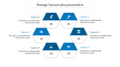 Creative Strategic Business Plan Template In Blue Color