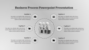 Editable Business Process PowerPoint Slide - Six Nodes