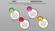 Best Marketing Plan Template With Circle Shaped