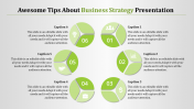  Engaging Business Strategy PPT Template - Hexagon Model