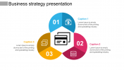 Business Strategy Presentation PPT Hexagonal Design
