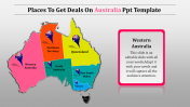 Editable Australia PPT Template with Six Nodes