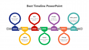 Timeline PPT And Google Slides Template With 6 Options