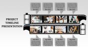 Nature Of Project Management PPT Timeline Template