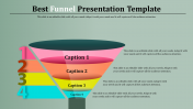 Innovative Funnel Presentation Template In Multicolor