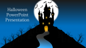Attractive Scary Halloween PowerPoint Template Slides