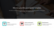 Creative Mission Possible PowerPoint Template