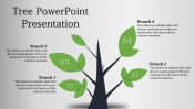 Colorful Tree PowerPoint Template Slides Presentation