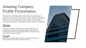 Get attractive Company Profile PPT Slides presentation