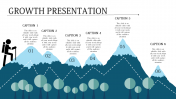 Growth PPT Template - Hills Model Representation
