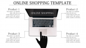 Online shopping PPT with Clipart