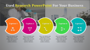 Creative Research PowerPoint Templates Design-Five Node