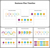 Business Plan Timeline PowerPoint and Google Slides Themes