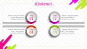Our Predefined Abstract PPT Templates Slide Design