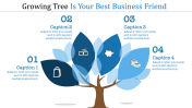 Growing Tree PowerPoint Template and Google Slides Themes