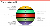  circle infographic powerpoint with multi-colors