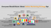  online marketing strategy powerpoint with infographic