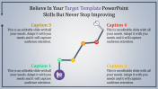 Download target template powerpoint to reach your goal