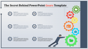 powerpoint gears template with human icons
