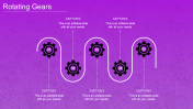 Attractive Rotating Gears In PowerPoint Presentation