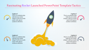 rocket launched powerpoint template - growth