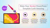 Rocket PowerPoint Template and Google Slides