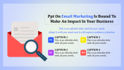 Magnificent PPT On Email Marketing For Presentation