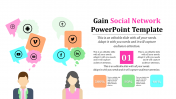 Social Network PowerPoint Template and Google Slides