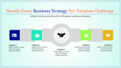 Our Predesigned Business Strategy PPT Template-5 Node