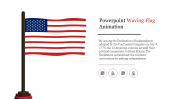 PowerPoint Waving Flag Animation Template and Google Slides