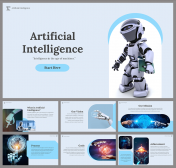 Artificial Intelligence PowerPoint and Google Slides Themes