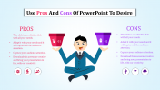 Simple Pros And Cons Of PowerPoint Presentation Template