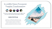Attractive Nature PowerPoint Template Slides With One Node