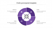 Glorious Circle PowerPoint Template Presentation Slides