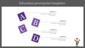 Attractive Education PPT templates presentation slide