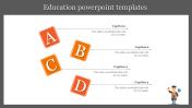 Exquisite Education PPT templates presentation slide