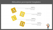Pretty Education PPT templates presentation slides