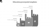 Admirable grey color Education PPT templates PowerPoint